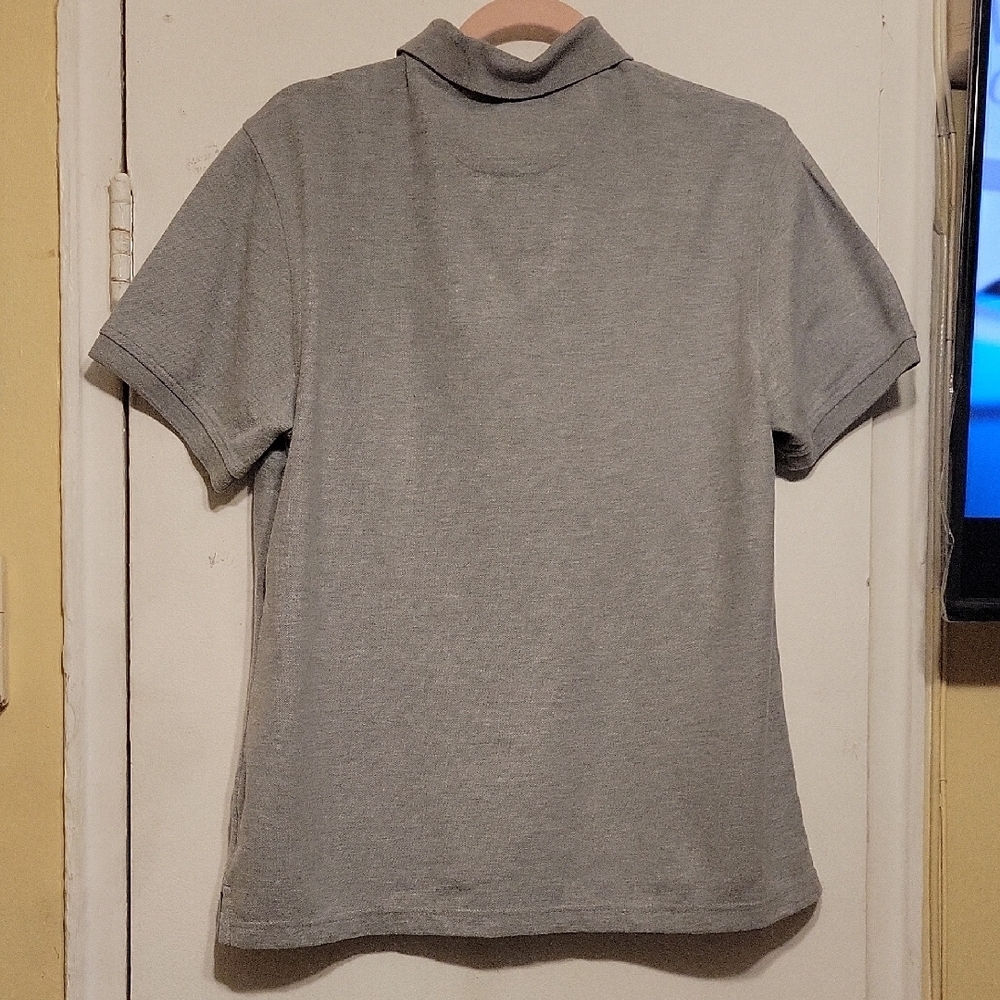 Men's Club Room Short Sleeve Gray Polo Shirt Size M - Picture 8 of 13